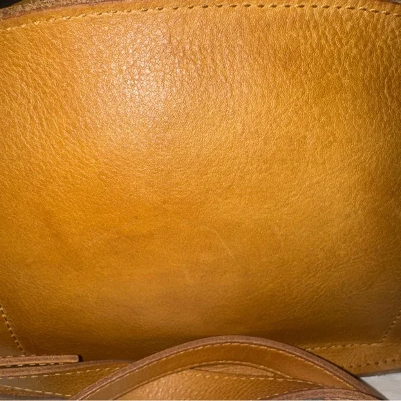 Madewell the Sydney tan crossbody genuine leather handbag EUC - Picture 13 of 13